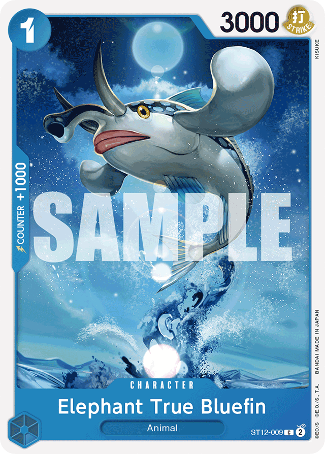 Elephant True Bluefin - ST12-009 - Common - Zoro and Sanji
