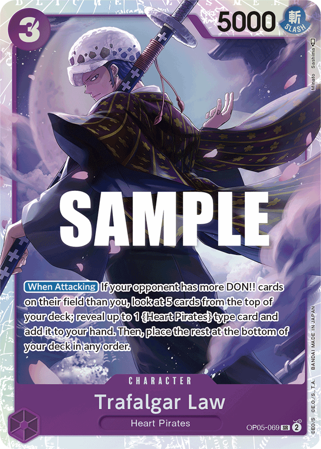 Trafalgar Law - OP05-069 - Super Rare - Awakening of the New Era