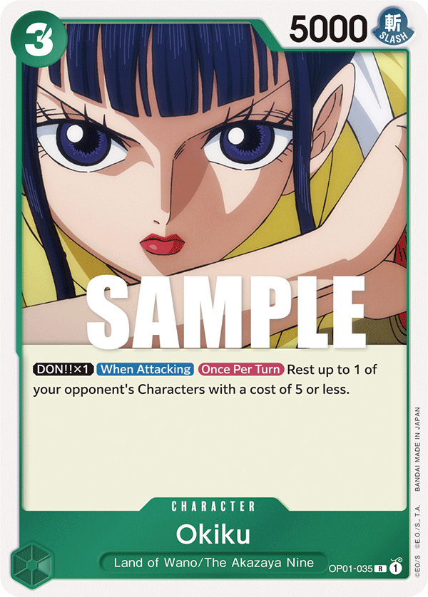 Okiku - OP01-035 - Rare - Romance Dawn