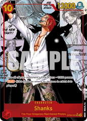 Shanks - OP09-004 - Super Rare (Manga Alt Art) - Emperors In The New World