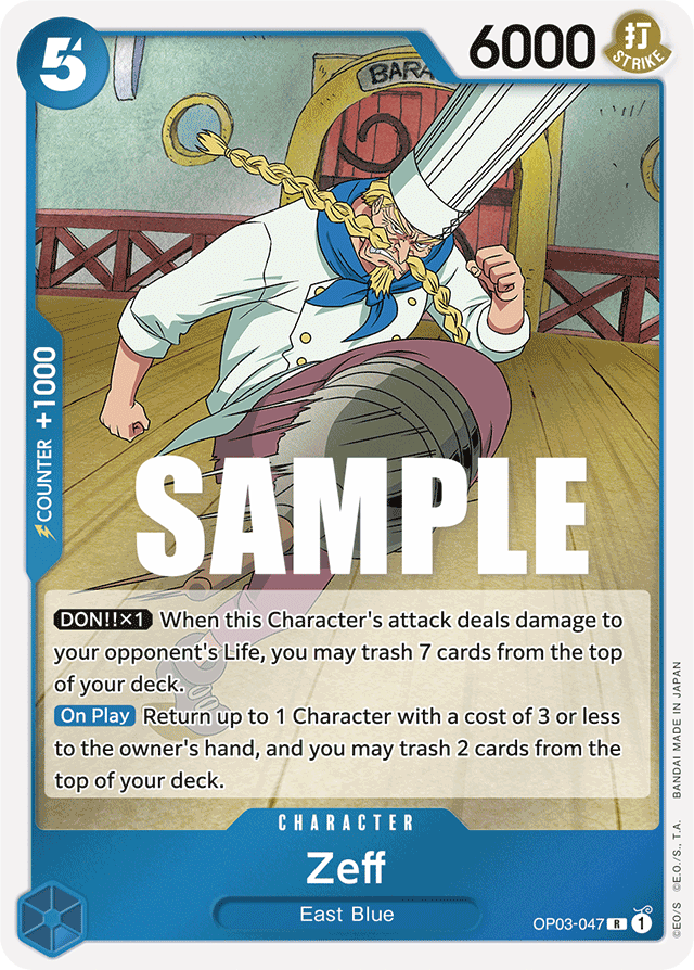 Zeff - OP03-047 - Rare - Pillars of Strength