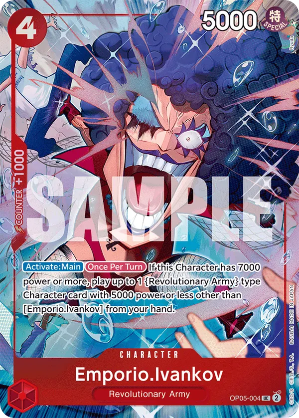 Emporio.Ivankov - OP05-004 - Uncommon (Best Selection Vol3Alt Art) - Awakening of the New Era