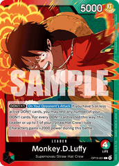 Monkey.D.Luffy - OP13-001 - Leader - Carrying On His Will