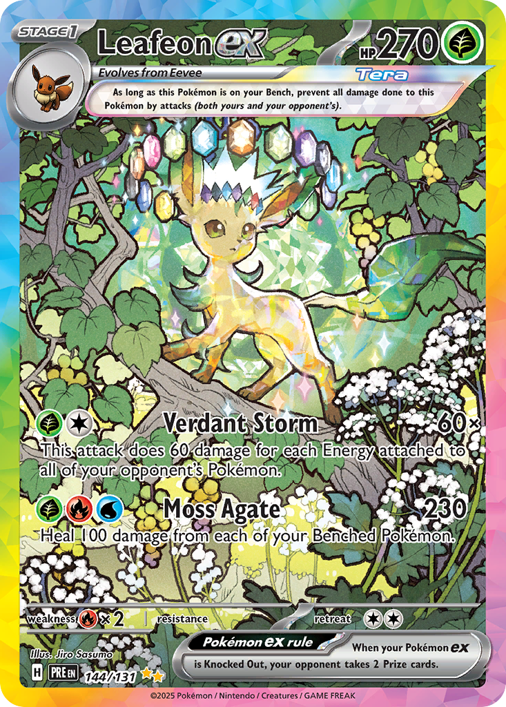 Leafeon ex - 144/131 - Prismatic Evolutions