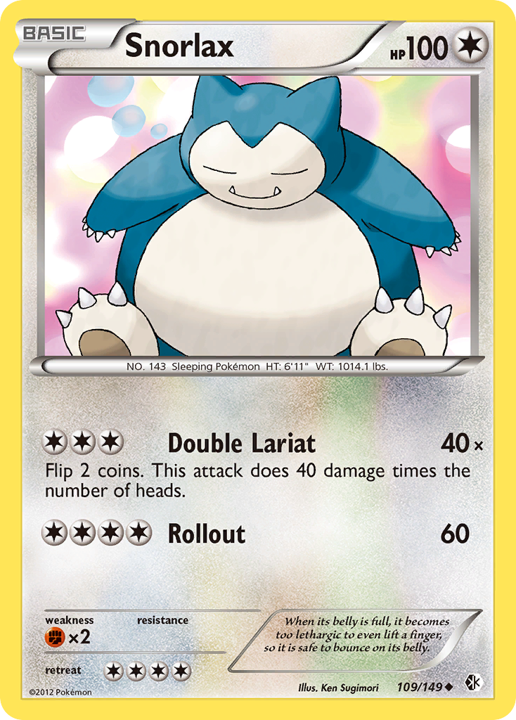 Snorlax - 109/149 - Boundaries Crossed