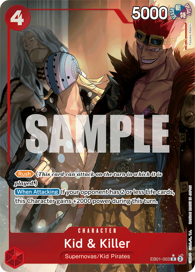 Kid & Killer - EB01-003 - Rare (Alternate Art) - Memorial Collection