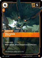 Warwick, Hunter - 159/298 - Rare - Origins