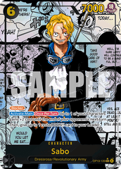 Sabo - OP13-120 - Secret Rare (Manga Alt Art) - Carrying On His Will