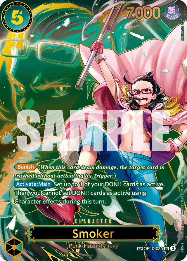 Smoker - OP10-030 - Super Rare (Special Alternate Art) - Royal Blood