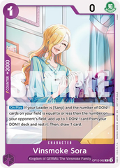 Vinsmoke Sora - OP12-062 - Rare (Tournament Pack Vol1Alt Art) - Legacy of the Master