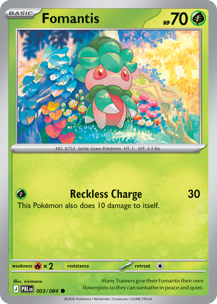 Fomantis - 03/84 - Pitch Black