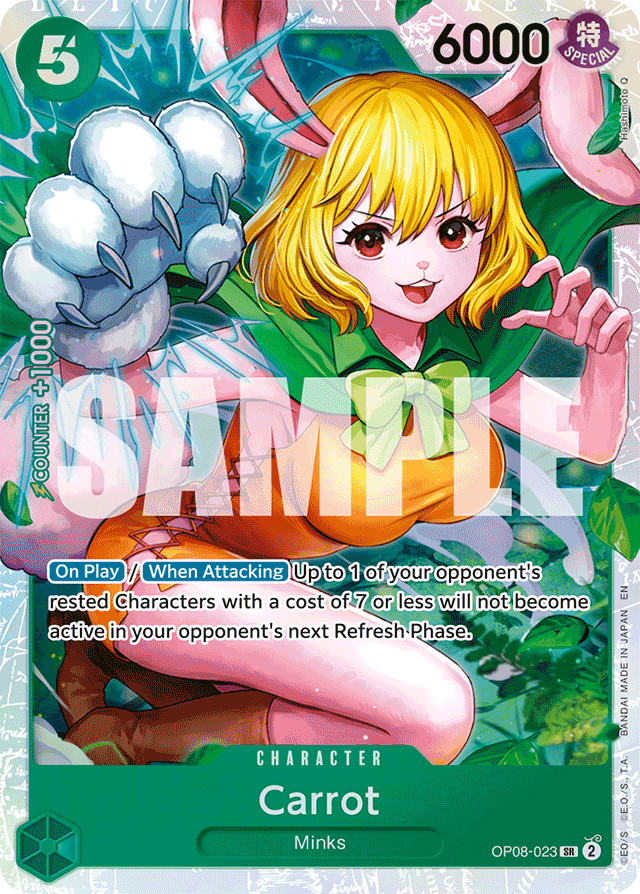 Carrot - OP08-023 - Super Rare (Reprint) - Two Legends