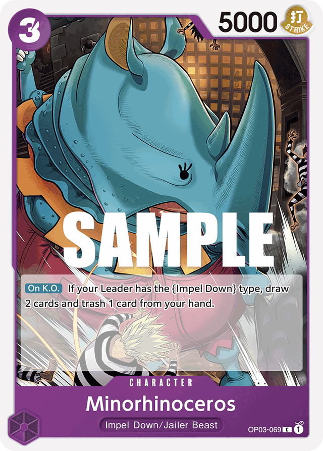 Minorhinoceros - OP03-069 - Common - Pillars of Strength