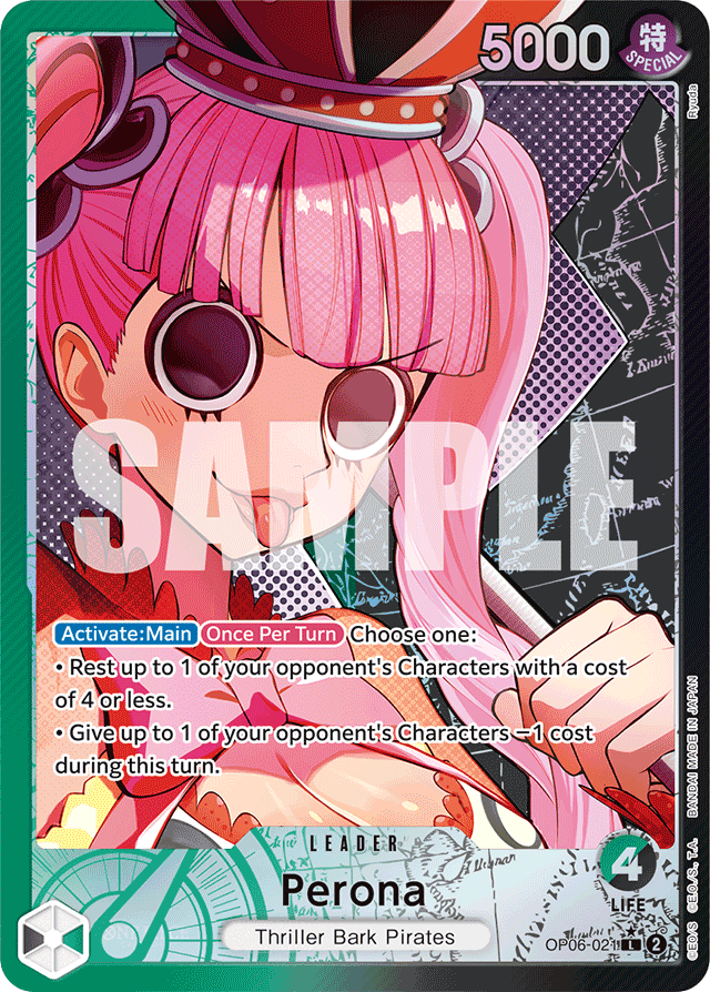 Perona - OP06-021 - Leader (Alternate Art) - Wings of the Captain