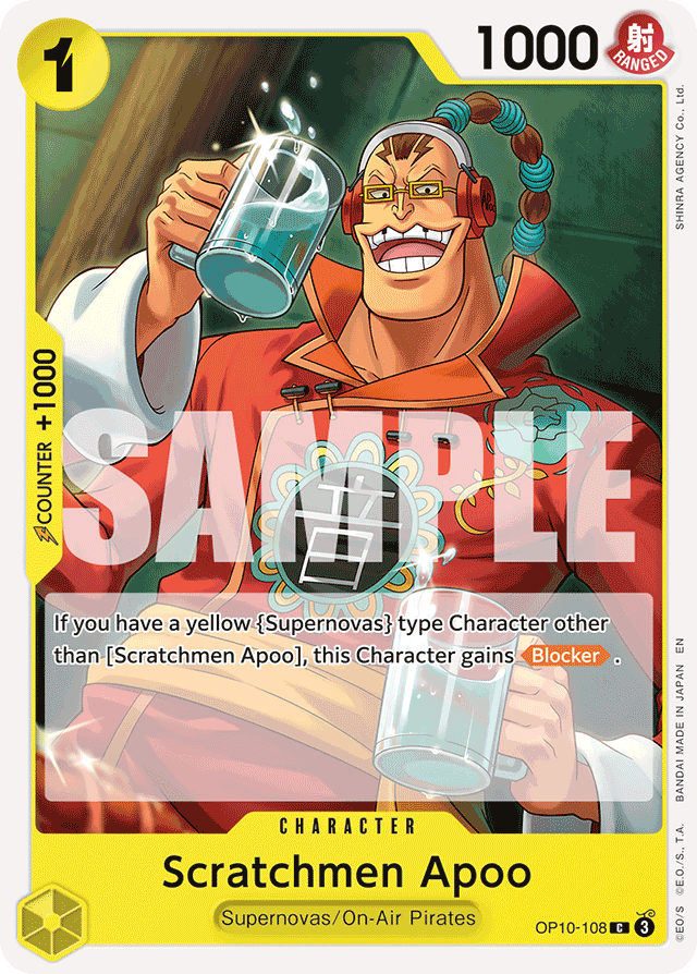 Scratchmen Apoo - OP10-108 - Common (Reprint) - Royal Blood