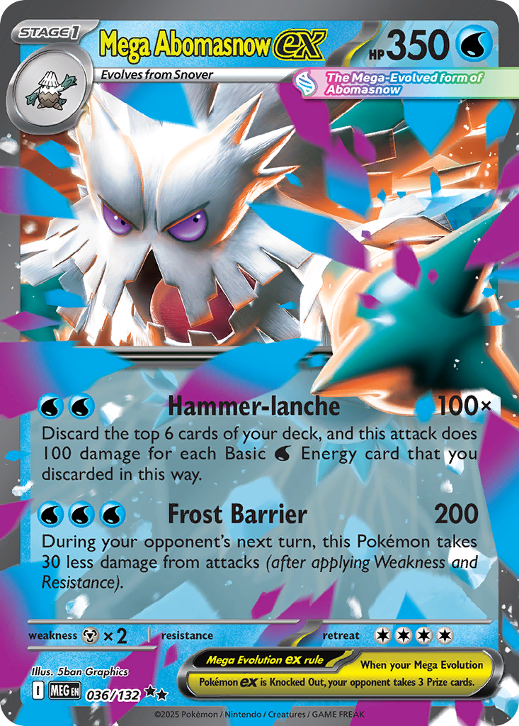 Mega Abomasnow ex - 036/132 - Mega Evolution