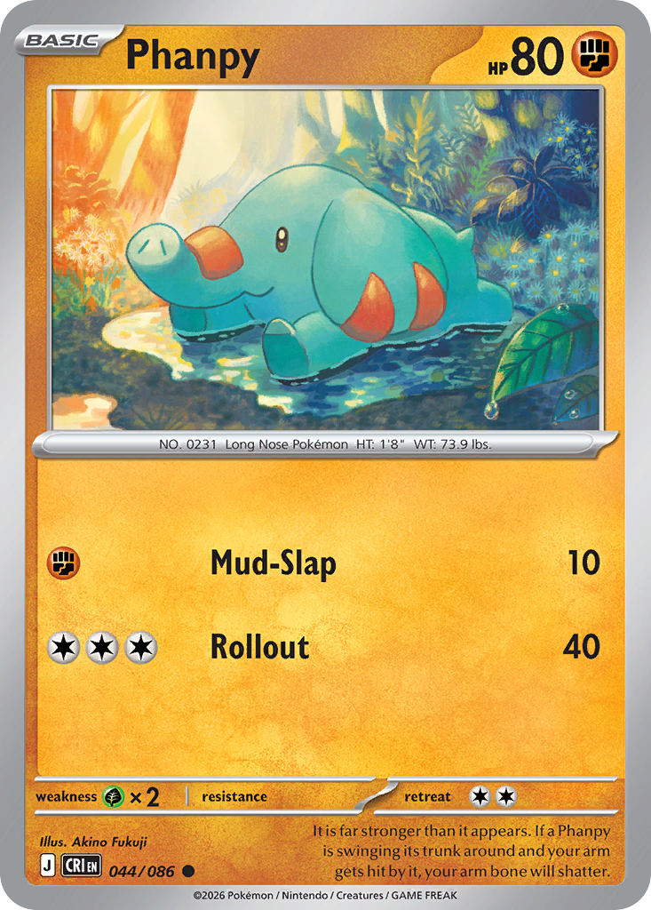 Phanpy - 44/86 - Chaos Rising