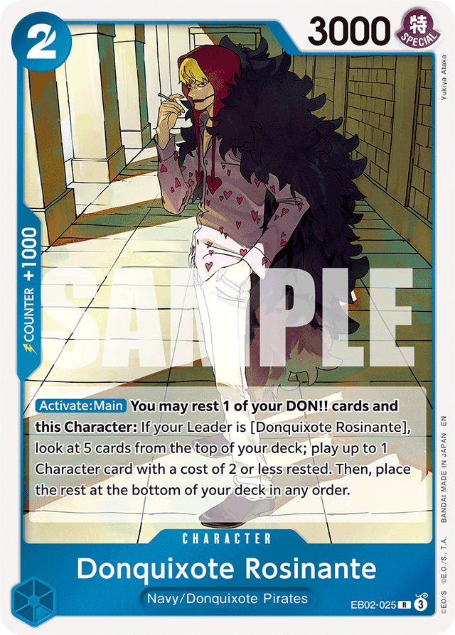 Donquixote Rosinante - EB02-025 - Rare - Anime 25th Collection
