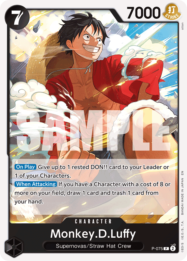 Monkey.D.Luffy - P-075 - Promo (Reprint) - Promos