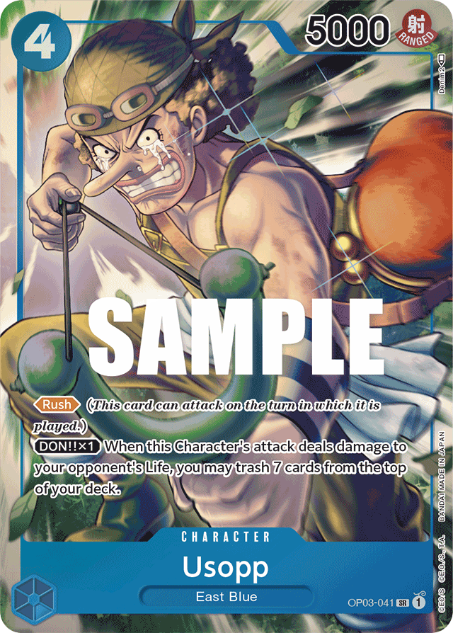 Usopp - OP03-041 - Super Rare (Alternate Art) - Pillars of Strength