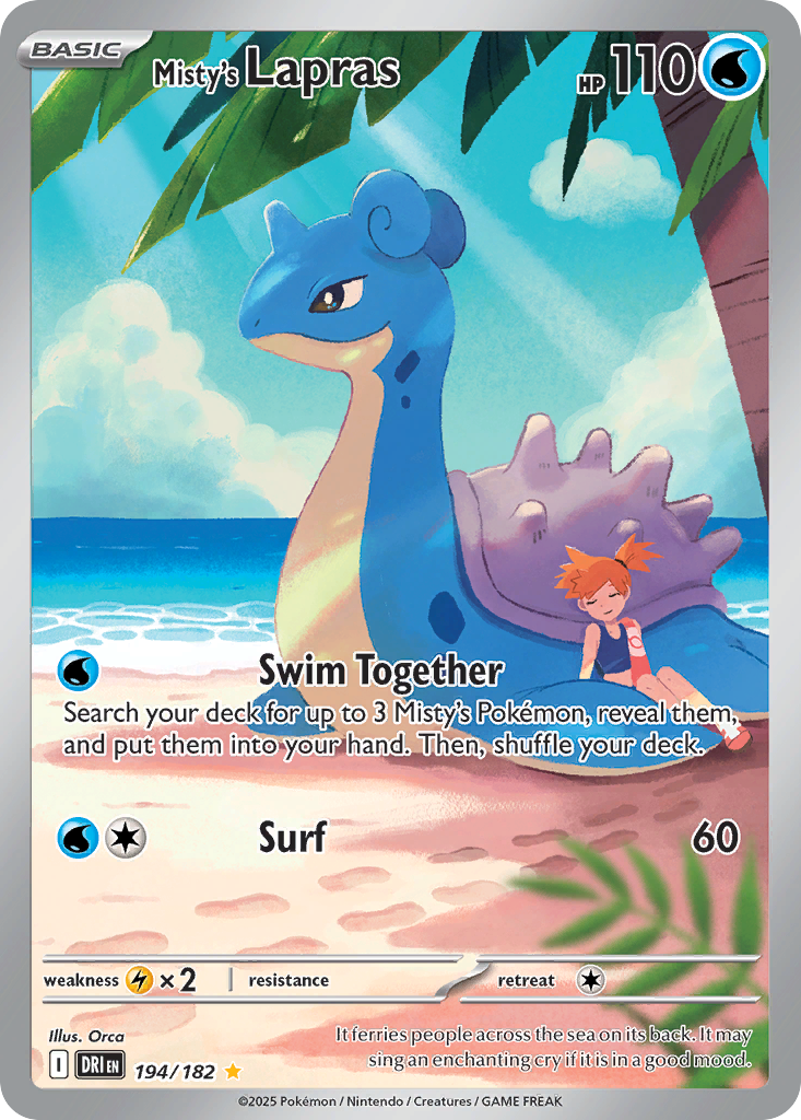 Misty's Lapras - 194/182 - Destined Rivals