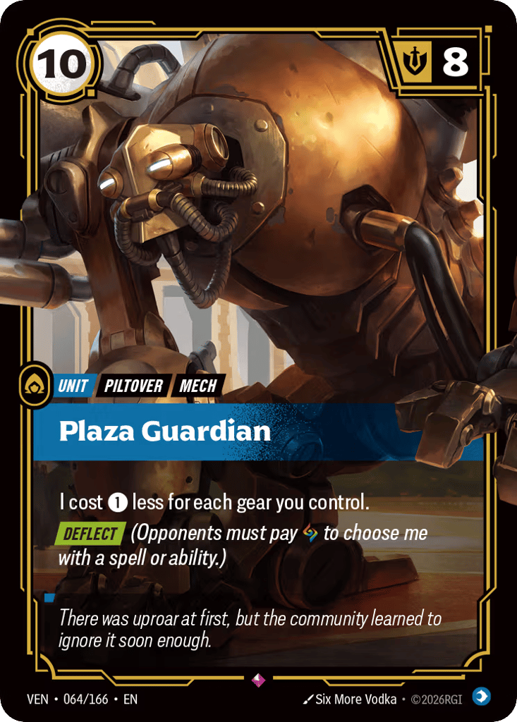 Plaza Guardian - 064/166 - Rare - Vendetta