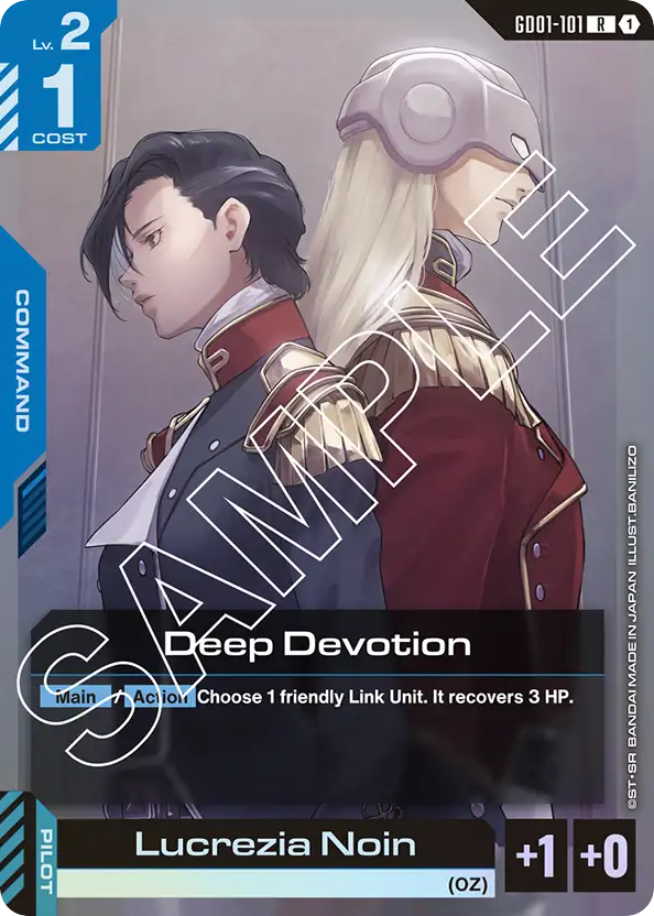 Deep Devotion - GD01-101 - Rare - Newtype Rising