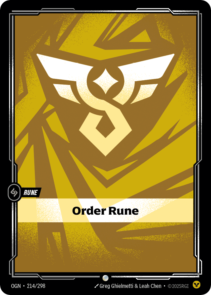 Order Rune - 214/298 - Common - Origins