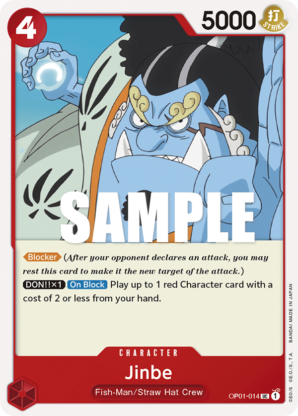 Jinbe - OP01-014 - Uncommon - Romance Dawn