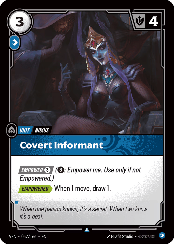 Covert Informant - 057/166 - Uncommon - Vendetta
