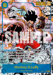 Monkey.D.Luffy - OP11-118 - Secret Rare (Manga Alt Art) - A Fist Of Divine Speed