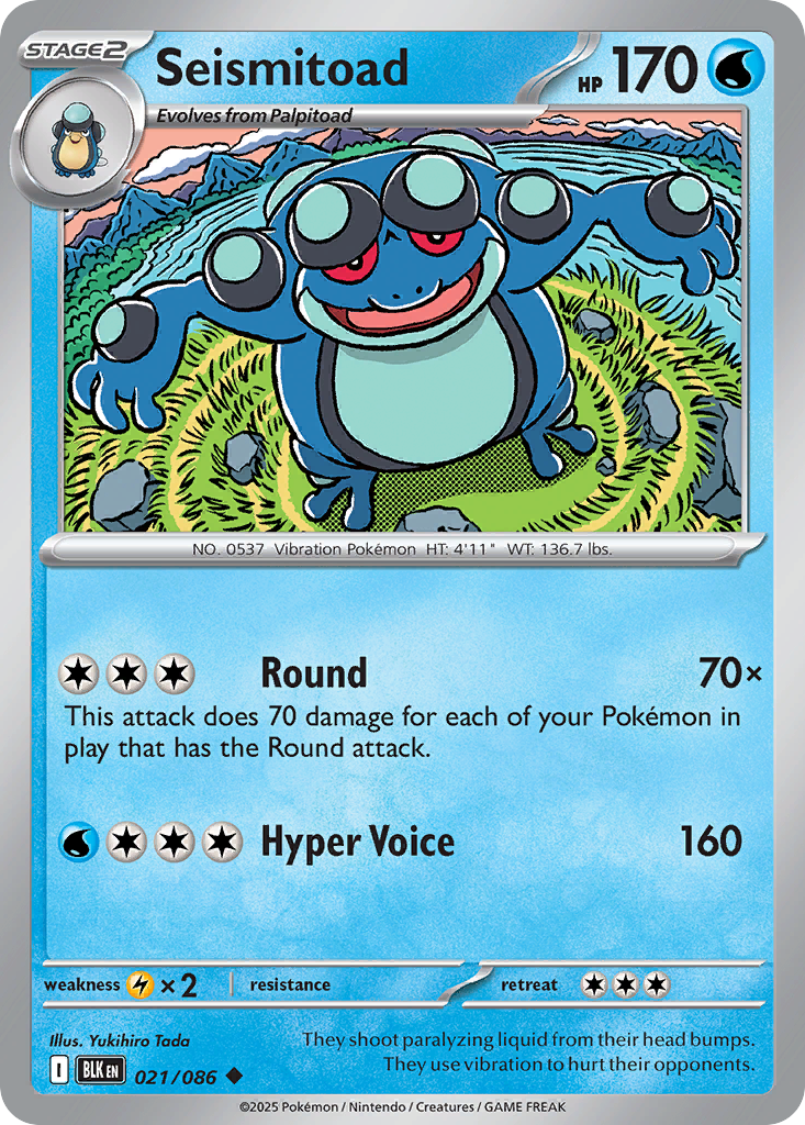 Seismitoad - 21/86 - Black Bolt