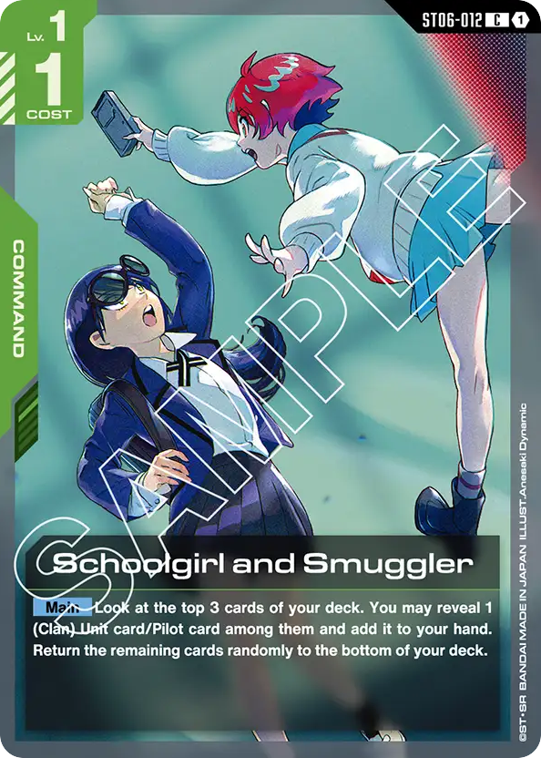 Schoolgirl and Smuggler - ST06-012 - Common - Clan Unity