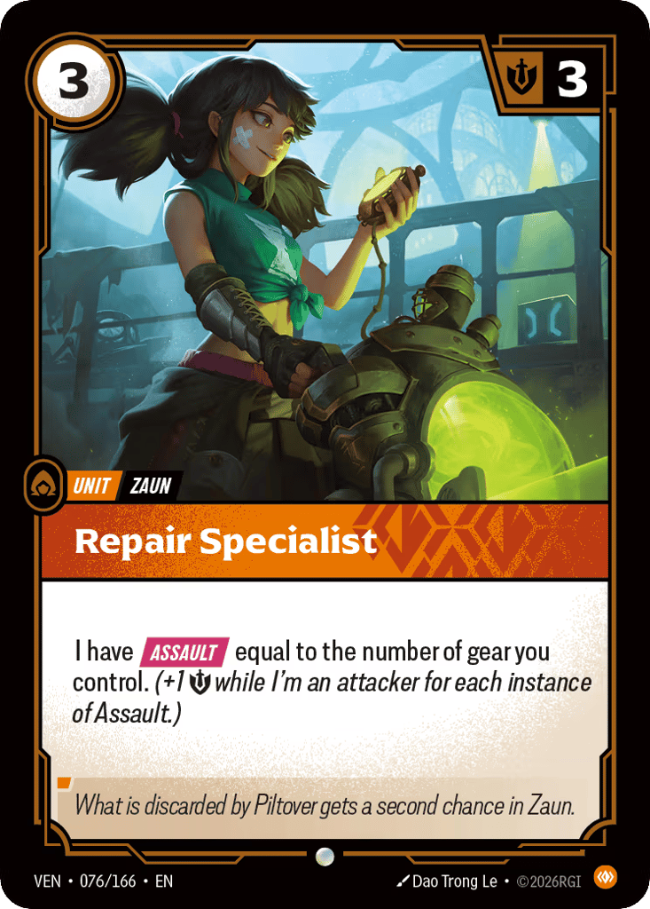 Repair Specialist - 076/166 - Common - Vendetta