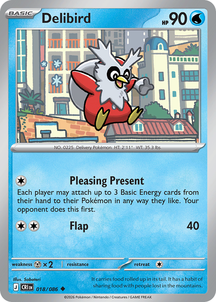 Delibird - 18/86 - Chaos Rising