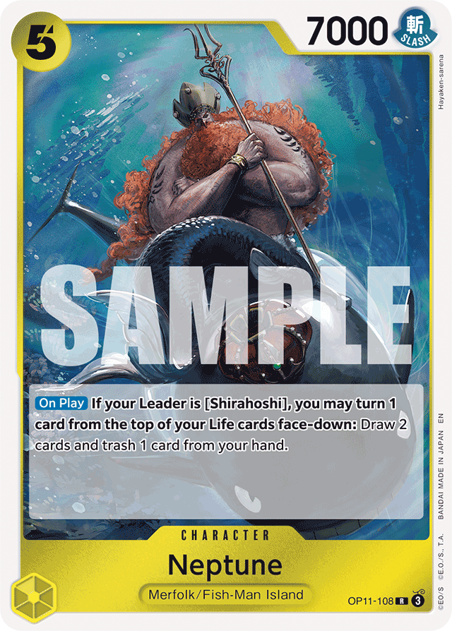 Neptune - OP11-108 - Rare - A Fist Of Divine Speed