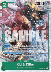 Kid & Killer - ST24-002 - Super Rare - GREEN Jewelry Bonney
