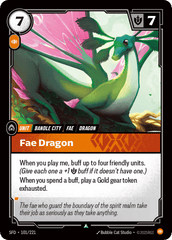Fae Dragon - 101/221 - Uncommon - Spiritforged