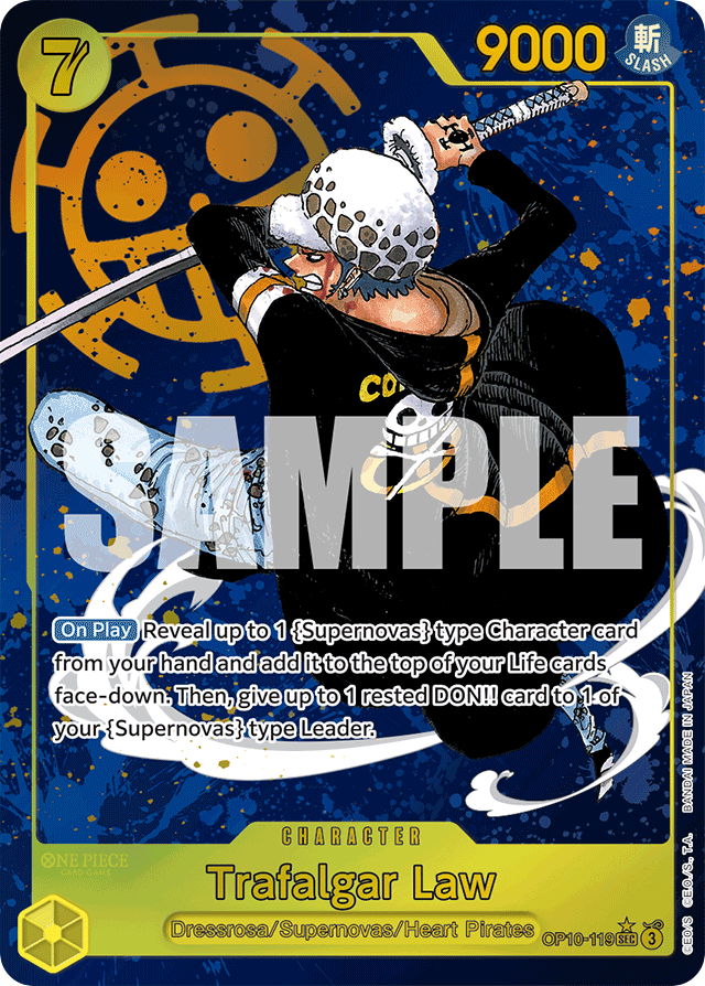 Trafalgar Law - OP10-119 - Secret Rare (Alternate Art) - Royal Blood