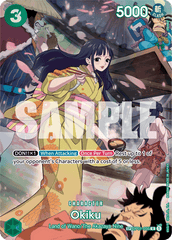 Okiku - OP01-035 - Rare (Special Alternate Art) - Romance Dawn