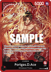 Portgas.D.Ace - OP03-001 - Leader (Special Goods Alt Art) - Pillars of Strength