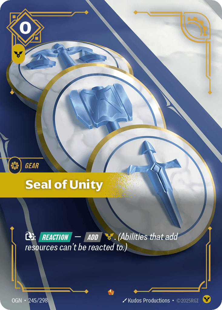 Seal Of Unity - 245/298 - Epic - Origins