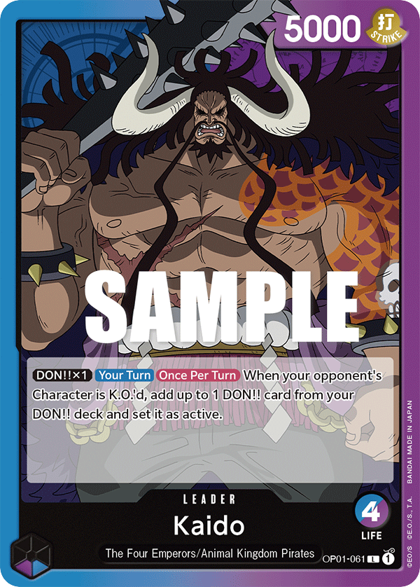 Kaido - OP01-061 - Leader - Romance Dawn