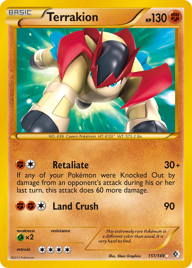 Terrakion - 151/149 - Boundaries Crossed