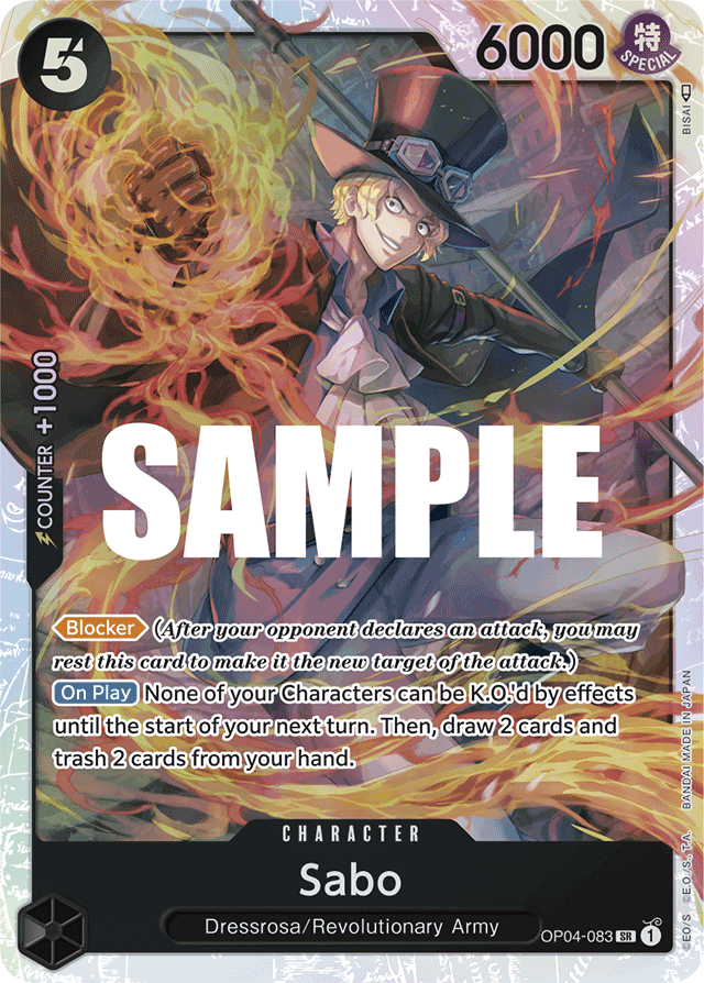 Sabo - OP04-083 - Super Rare - Kingdoms of Intrigue