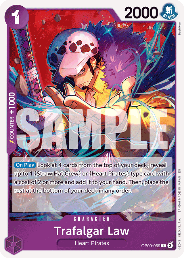 Trafalgar Law - OP09-069 - Rare (Reprint) - Emperors In The New World