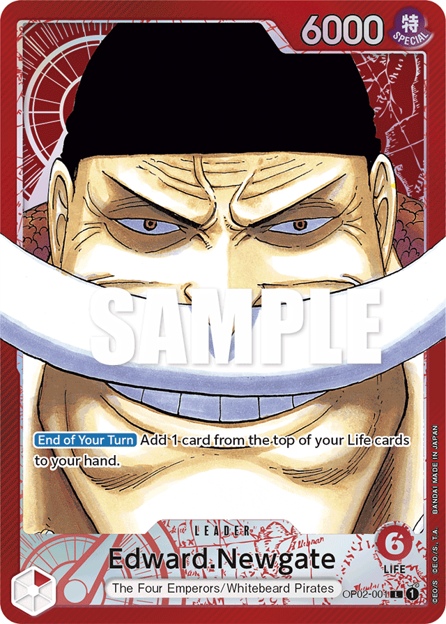 Edward.Newgate - OP02-001 - Leader (Alternate Art) - Paramount War