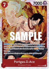 Portgas.D.Ace - OP02-013 - Super Rare - Paramount War