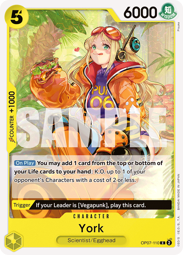 York - OP07-110 - Common - 500 Years In The Future