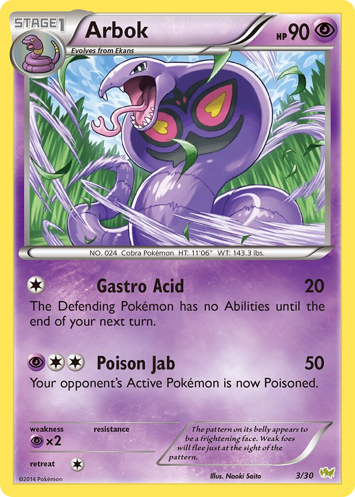 Arbok - 03/30 - XY Trainer Kit Noivern
